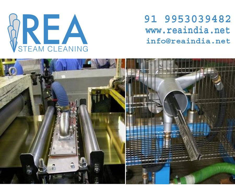 Steam Cleaning in Mechanical Industry in India, Steam Cleaning Machine in India 