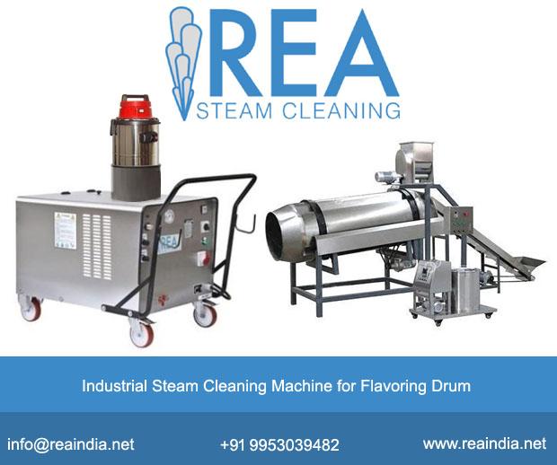 rea india steam cleaning machine manufacturer, steam machine supplier, flavoring drum using steam cleaning machine, steam cleaning machine for flavoring drum, steam cleaning machine for flavoring drum snacks mixture